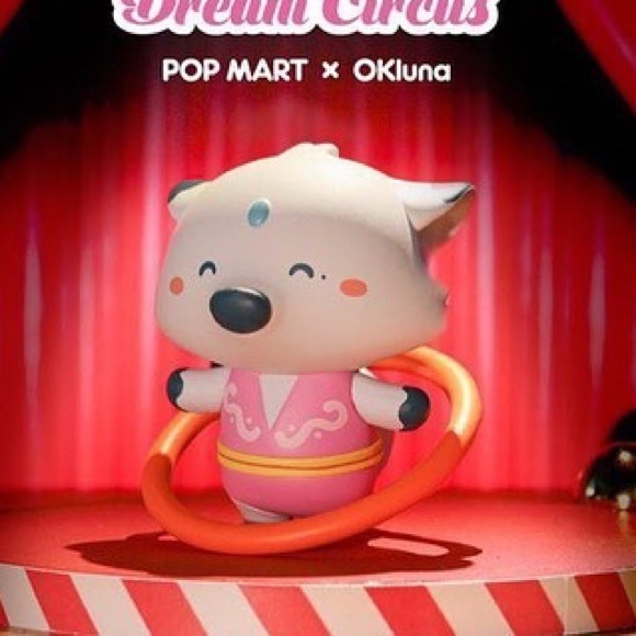 POP MART x OKluna Lil' Foxes' Dream Circus Series (Hula Hoop Mia) - Picture 2 of 2